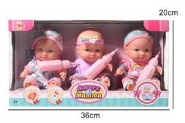 BAMBOLOTTO 'AMORE DI MAMMA' SET PZ.3 C/ACC 8 £                 SCATOLA-F