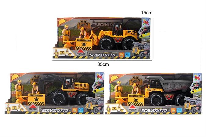 CAMION LAVORI SET LUC/SUO C/OPERAI E ACC 12 £      3/ASS       SCATOLA-M