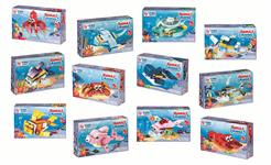 COSTRUZIONI POCKET ANIMALI MARINI 12/ASS 12 £      -MIN 6      DISPLAY-X