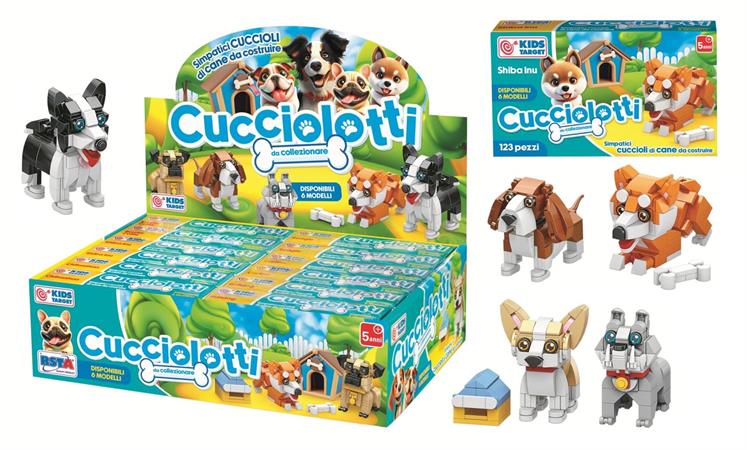 COSTRUZIONI POCKET ANIMALI CUCCIOLI 6/ASS 12 £     -MIN 3      DISPLAY-X