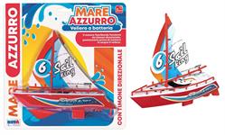 BARCA 'A VELA' MARE AZZURRO A BATTERIA 2/ASS 24 £              BLISTER-M