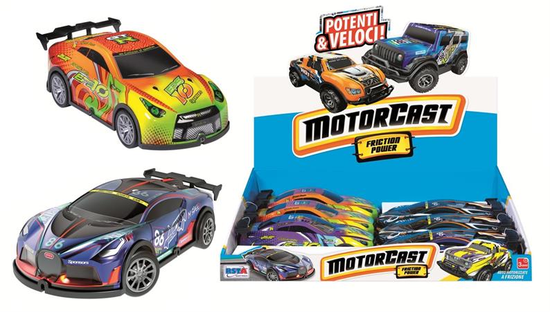 AUTO 'MOTORCAST' DA CORSA A FRIZIONE 3/ASS 6 £                 DISPLAY-M