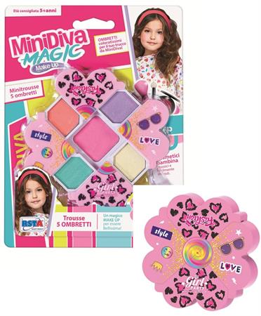 TRUCCHI 'MINIDIVA' 5 OMBRETTI A SCOMPARSA 48 £                 BLISTER-F
