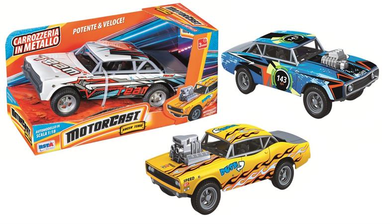 AUTO D-CAS 1/18 'MOTORCAST' AMERICANE A FRIZ. 12 £    3/ASS    SCATOLA-M