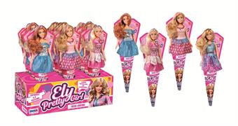 BAMBOLA 'ELY PRETTY GIRL' IN CONO GELATO 4/ASS 12 £            DISPLAY-F