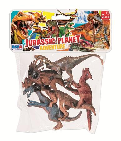 ANIMALI DINOSAURI REALI PZ.5 IN BUSTA    12 £