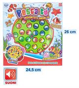 GIOCO PESCA PZ.24 PESCI C/SUONI A BATTERIA 12 £                SCATOLA-X