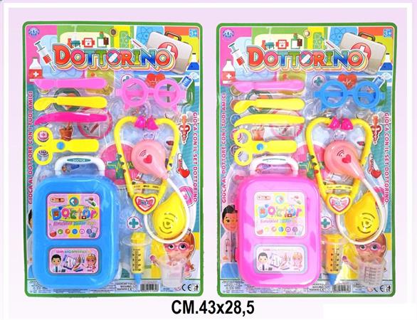 ATTREZZI DOTTORE C/TROLLEY E ACC 2/ASS    24 £                 BLISTER-F