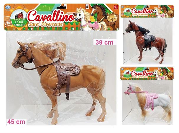 CAVALLO CM. 38x42 3/COLORI ASSORTITI    12 £                     BUSTA-F