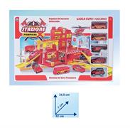 BOX 'STAZIONE DEI POMPIERI' C/5 AUTOMEZZI 12 £                 SCATOLA-M