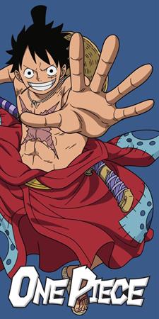TELO MARE CM. 70x140 SPUGNA 'ONE PIECE'   12 £