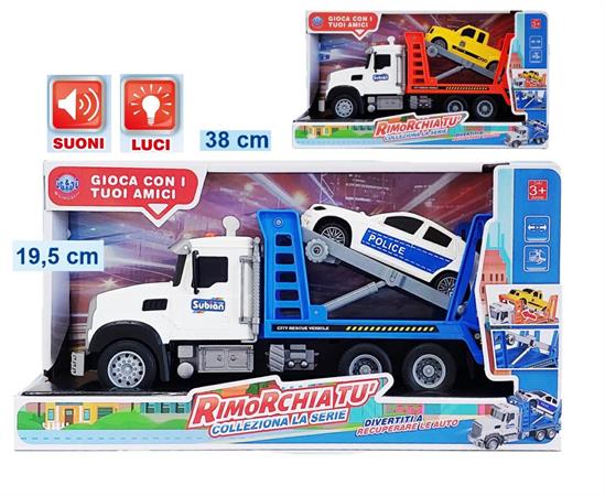 CAMION 'CARROATTREZZI' LUCI/SUONI C/AUTO 2/ASS 12 £            SCATOLA-M