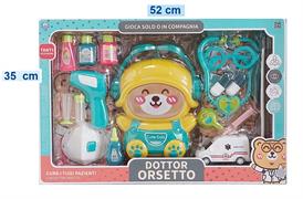 DOTTORE KIT 'ZAINETTO BABY' C/ACCESSORI 8 £                    SCATOLA-F