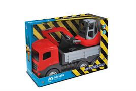 CAMION CM. 39 MULTISPONDA 6 RUOTE +ESCAVATORE 4 £    IN SCATOLA