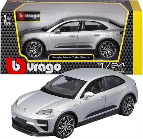 AUTO D-CAS 1/24 'PORSCHE MACAN 4 ELECT.' 2/ASS 6 £    BURAGO   SCATOLA-M