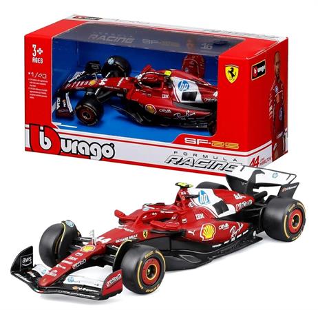 AUTO D-CAS 1/43 'FERRARI' SF 44 HAMILTON 12 £  BURAGO  DISPLAY SCATOLA-M