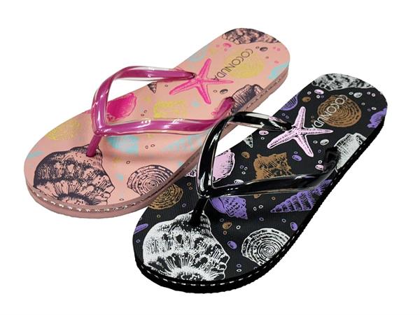 CIABATTE LCJ DONNA INFR 36/41   2/COL     24 E    -MIN 24 NERO/FUXIA