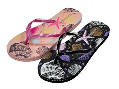 CIABATTE LCJ DONNA INFR 36/41   2/COL     24 E    -MIN 24 NERO/FUXIA