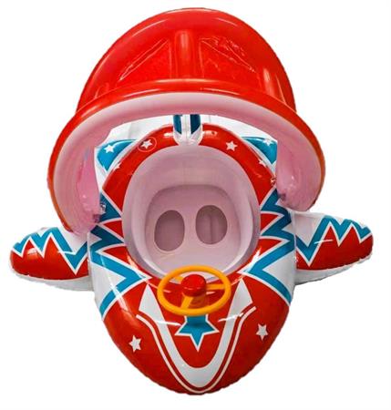 CANOTTINO AUTO C/VOLANTE CON PARASOLE  24 £        ROSSO
