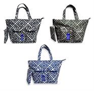 BORSA MARE LARGE NYLON GEOMETRICA 3/COL   24 £