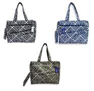 BORSA MARE LARGE NYLON GEOMETRICA 3/COL   24 £