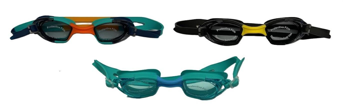 OCCHIALINI SUB  8+ SILICONE LARGE 3/COL   12 £     IN ASTUCCIO