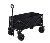 CARRELLINO SPIAGGIA CM. 98x50x59 IN ACCIAIO  1 £   NERO