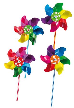 GIRANDOLA CM. 15 x39 ARCOBALENO BICOLORE  48 £     -MIN 6