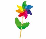GIRANDOLA CM. 21 x58 ARCOBALENO ASTA/LEGNO  36 £    -MIN 2