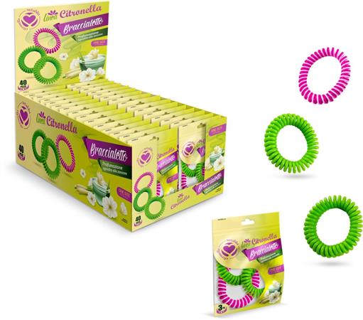 CITRONELLA BRACCIALE PZ.3 ADULTO/BIMBO   36 £   -MIN 6