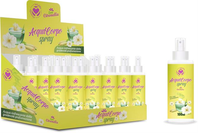 CITRONELLA SPRAY ACQUA CORPO ML.100    24 £     -MIN 6