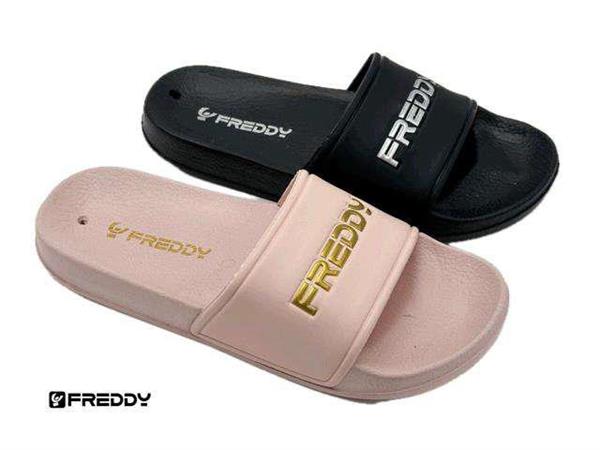 CIABATTE FRY DONNA 36/41 FREDDY 2/COL     24 $   -MIN 24 NERO/ROSA