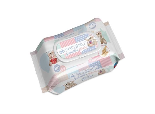 SALVIETTE DETERGENTI 'BABY AVENA' PZ.30   24 £  -MIN 6