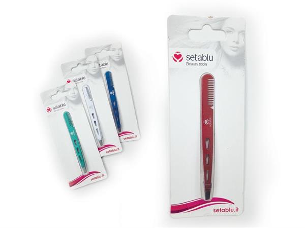 SBL PINZETTA S-CIGLIA C/PETTININO      24 £     -MIN 6           BLISTER