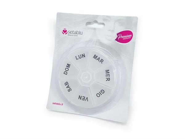 PORTAPILLOLA ROTONDO QUALITA' PREMIUM  24 £     -MIN 4           BLISTER