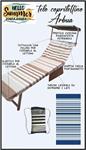 TELO COPRILETTINO CM. 75x195 FOUTA/ARUBA 'BLU'  16 £   C/CUSCINO + SACCA