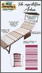 TELO COPRILETTINO CM. 75x195 FOUTA/ARUBA 'ROSA'  16 £  C/CUSCINO + SACCA