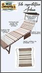 TELO COPRILETTINO CM. 75x195 FOUTA/ARUBA 'SABBIA  16 £  C/CUSCINO +SACCA