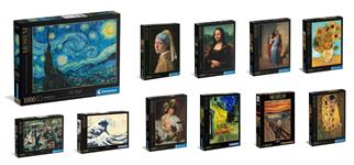 PUZZLE CLEMENTONI 'MUSEUM COLLECTION' 54 £       1000 PEZZI    DISPLAY-X