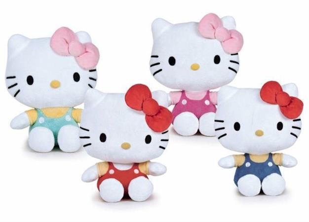 PELUCHE 'HELLO KITTY' CM. 16 ICONIC 4/ASS   24 £