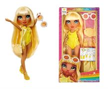 BAMBOLA 'RAINBOW HIGH' SUNNY SWIM & STYLE 1 £      YELLOW      SCATOLA-F