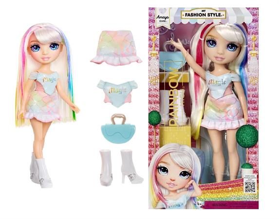 BAMBOLA 'RAINBOW HIGH' AMAYA MY FASHION STYLE 1 £              SCATOLA-F