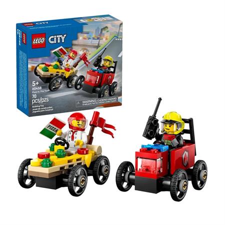 COSTRUZIONI LEGO CITY 'PIZZAIOLO VS POMPIERE' 4 £              SCATOLA-X
