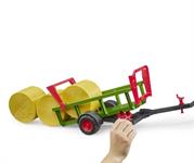 BRUDER RIMORCHIO '3 BALLE FIENO' ROTONDE 386x140   4 £         SCATOLA-M