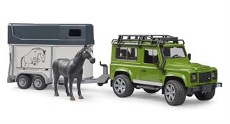 BRUDER 'LAND ROVER' C/TRASPORTO CAVALLO 620x278  2 £           SCATOLA-M