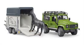 BRUDER 'LAND ROVER' C/TRASPORTO CAVALLO 620x278  2 £           SCATOLA-M