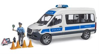 BRUDER CAMION 'MERCEDES' POLIZIA LUC/SUO C/ACC 435x163  2 £    SCATOLA-M