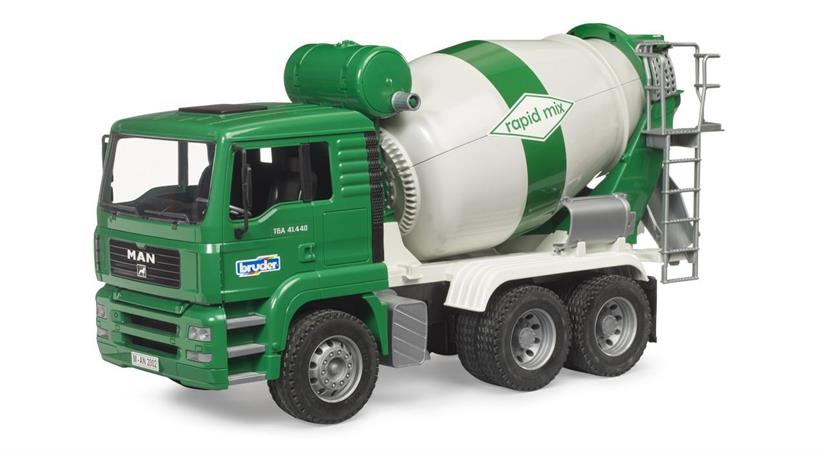 BRUDER CAMION 'MAN TGA' BETONIERA 492x180  4 £                 SCATOLA-M