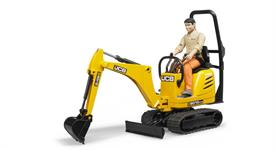 BRUDER MICRO ESCAVATORE 'JCB' 8010 C/OPERAIO 135x63  4 £       SCATOLA-M