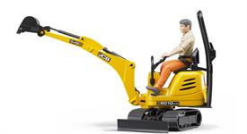 BRUDER MICRO ESCAVATORE 'JCB' 8010 C/OPERAIO 135x63  4 £       SCATOLA-M